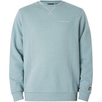 Sweater Lyle &amp; Scott Loopback Geborduurd Ontspannen Sweatshirt