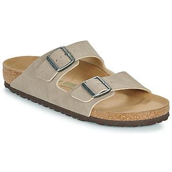 Slippers Birkenstock Arizona SYN DesDust GrTaupe/Brown VEG