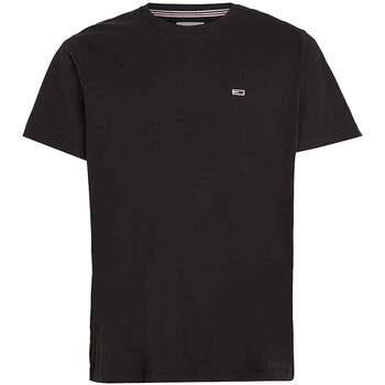 T-shirt Tommy Jeans Slim Jersey Crew T-Shirt Black