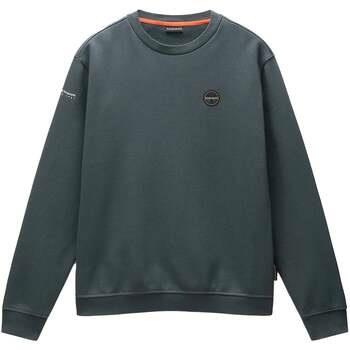 Sweater Napapijri Badge Sweatshirt Green Urban