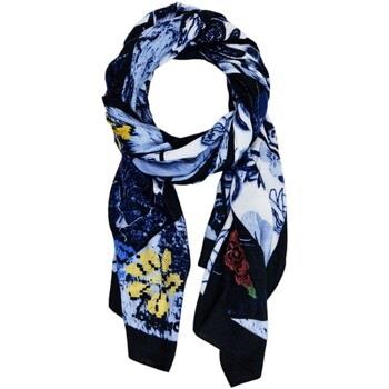 Sjaal Desigual FOU_DENIM FLOWERS RECTANGL 24WAWA12