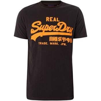 T-shirt Korte Mouw Superdry Neon Vintage Logo Grafisch T-shirt