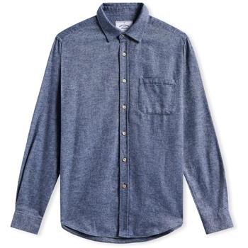 Overhemd Lange Mouw Portuguese Flannel Teca Shirt - Indigo