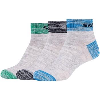 Sportsokken Skechers 3PPK Wm Mesh Ventilation Quarter Socks