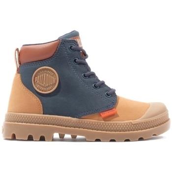 Laarzen Palladium Pampa HI Cuff Kids Boots - Dear Brown/Mid Indigo