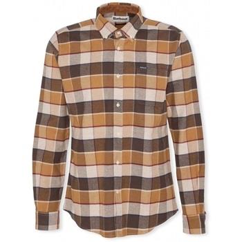 Overhemd Lange Mouw Barbour Shirt Valley Tailored - Brown