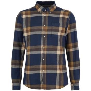 Overhemd Lange Mouw Barbour Shirt Folley Tailored - Navy