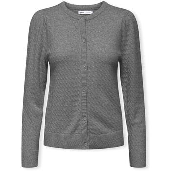 Trui Only Katia Life Knit - Medium Grey Melange