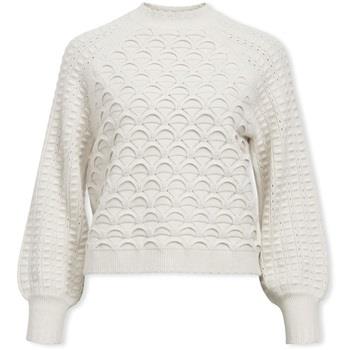 Trui Object Sida Knit - White Sand