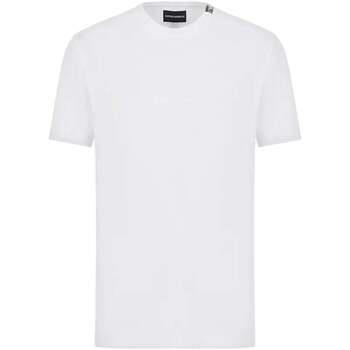 T-shirt Emporio Armani Iconic Lounge Stretch Piquet T-Shirt White