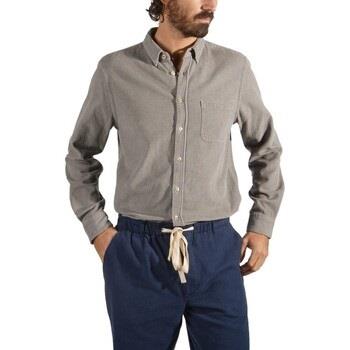 Overhemd Lange Mouw Portuguese Flannel Lobo Shirt - Grey