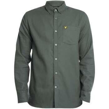 Overhemd Lange Mouw Lyle &amp; Scott Effen flanellen overhemd