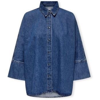 Blouse Only Noos Grace Shirt - Medium Blue Denim