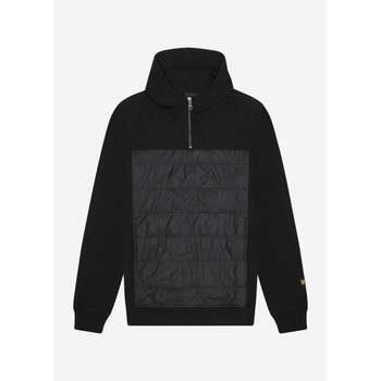 Sweater Lyle &amp; Scott Hybrid panelled interlock hoodie