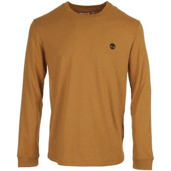 T-shirt Korte Mouw Timberland Long Sleeve Dnstn Rv Crewing Slim