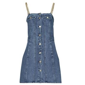 Korte Jurk MICHAEL Michael Kors CHAIN STRAP DENIM DRESS