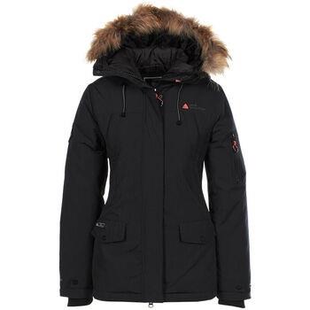 Parka Jas Peak Mountain Parka de ski avec vraie fourrure femme AKADOZ