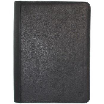 Porte document Hexagona Conferencier en cuir Ref 33928 Noir 27*36*4