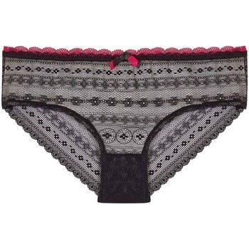 Shorties &amp; boxers Pomm'poire Shorty noir/framboise I Feel Good