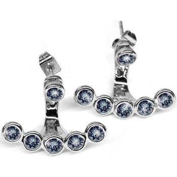 Boucles oreilles Mademoiselle Jolie Paris AVRIL sous lobes en Cristal