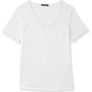 T-shirt Daxon by - Tee-shirt avec résille brodée