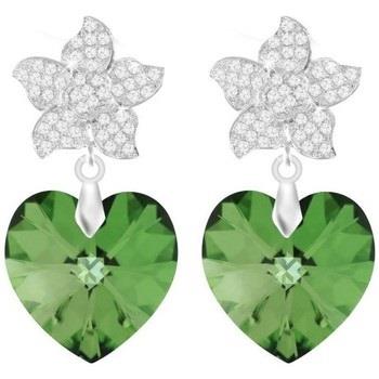 Boucles oreilles Sc Crystal BS1965-SE036-EMER