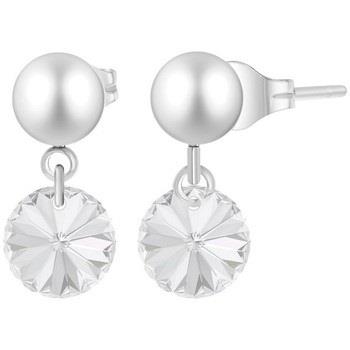 Boucles oreilles Sc Crystal B3069-ARGENT-CRYS