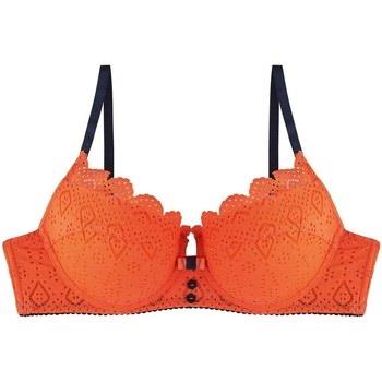 Rembourrés Pomm'poire Soutien-gorge ampliforme coque moulée orange Mag...