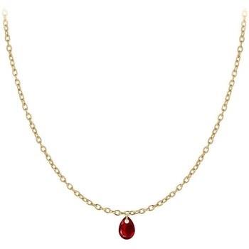Collier Sc Crystal B2382-DORE-10003-ROUGE