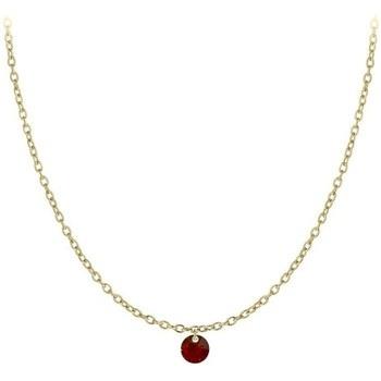 Collier Sc Crystal B2382-DORE-10001-ROUGE