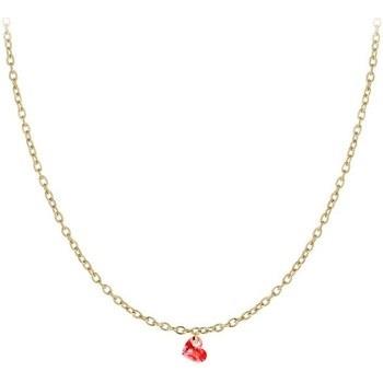 Collier Sc Crystal B2382-DORE-10004-ROUGE