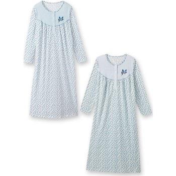 Pyjamas / Chemises de nuit Daxon by - Lot de 2 chemises de nuit manche...