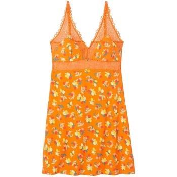 Pyjamas / Chemises de nuit Pomm'poire Nuisette imprimé orange Nouméa