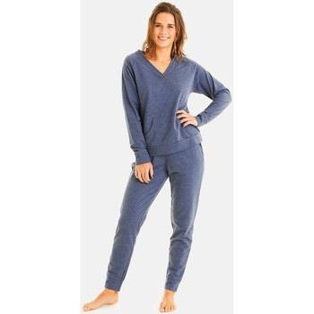 Pyjamas / Chemises de nuit Pomm'poire Pantalon marine Baïkal