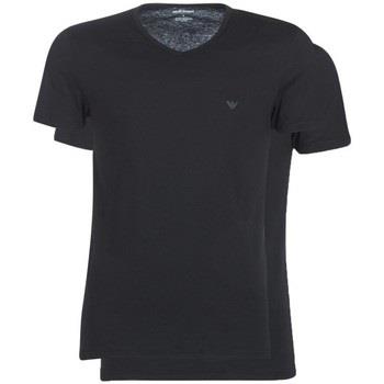 T-shirt Ea7 Emporio Armani PACK DE 2 TEE SHIRTS - Noir/noir - 2XL