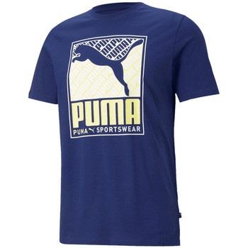 T-shirt Puma TEE SHIRT BLEU - ELEKTRO BLUE - XS
