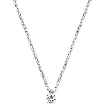 Collier Brillaxis Collier argent solitaire oxyde 3 mm