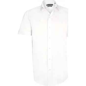 Chemise Emporio Balzani chemisette unie matteo blanc