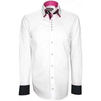 Chemise Emporio Balzani chemise triple col tricol blanc