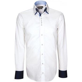 Chemise Emporio Balzani chemise triple col tricol blanc