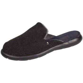 Chaussons Isotoner Chaussons Mules Ref 54586 Noir chiné