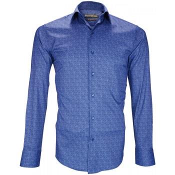 Chemise Emporio Balzani chemise stretch benedetto bleu