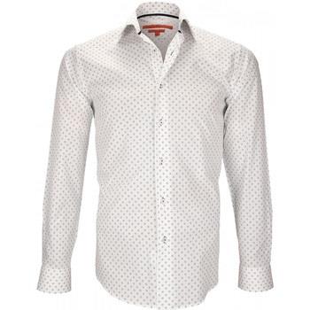 Chemise Andrew Mc Allister chemise imprimee kilburn blanc