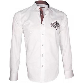 Chemise Andrew Mc Allister chemise brodee windsor blanc