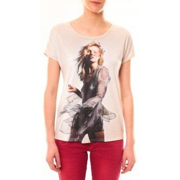 T-shirt By La Vitrine Tee-shirt MC1497 Rose