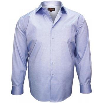 Chemise Doublissimo chemise fil a fil dandy bleu