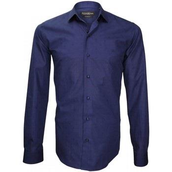 Chemise Emporio Balzani chemise popeline armuree tiberio bleu