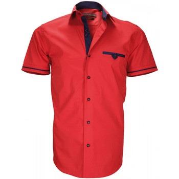 Chemise Emporio Balzani chemisette mode veneto rouge