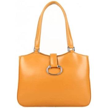 Sac à main A Découvrir ! Sac épaule en cuir lisse Bamboo Camel