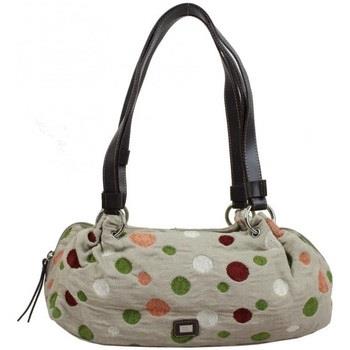 Sac à main Patrick Blanc Sac toile PB6931 Taupe à pois